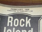 Rock Island Line Railroad Time Tables February 1935 Golden State Limited — photo 3
