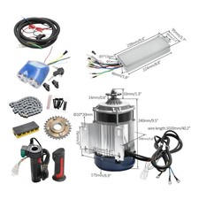 1000W 48V Brushless Chain Drive Motor 410 RPM for Go Kart Mini Bike Tyicycle