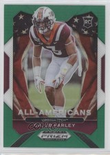 2021 Panini Prizm Draft Picks All-American Green Prizm Caleb Farley #198 1md