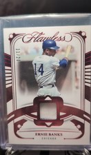 2024 Panini Flawless - Flawless Legendary Mem Ernie Banks #FL-EBK Ruby /20 (MEM)