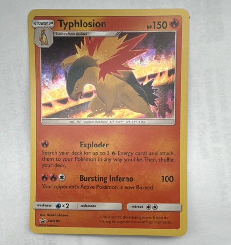 The Pokémon Company Typhlosion SM185 Sun & Moon Promos Holo English 150 HP