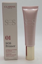 Clarins SOS Color Correcting Hydrating Face Primer 1 oz Rose 42 msrp