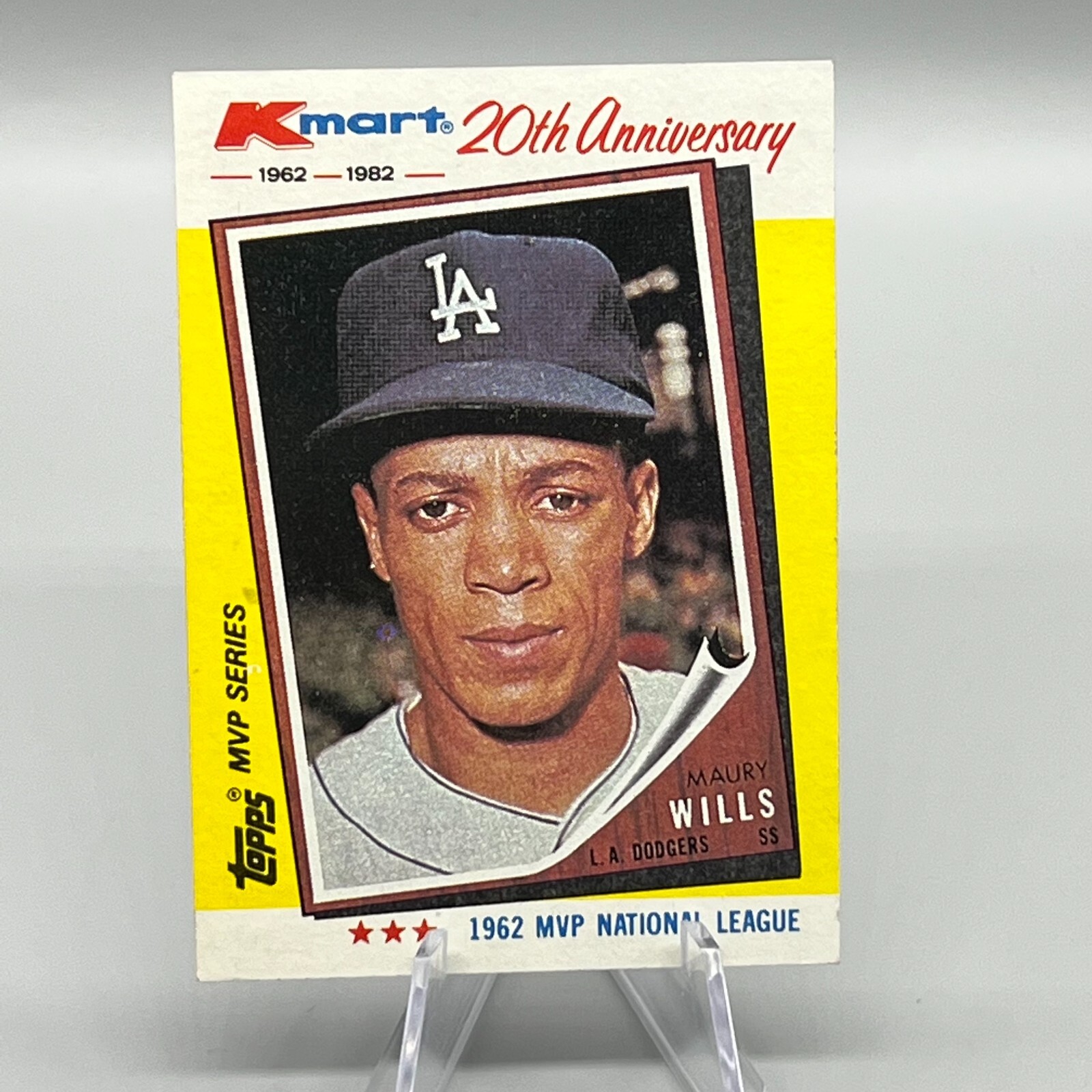 1982 TOPPS KMART VTG MLB card Maury Wills 1962 MVP Dodgers | eBay