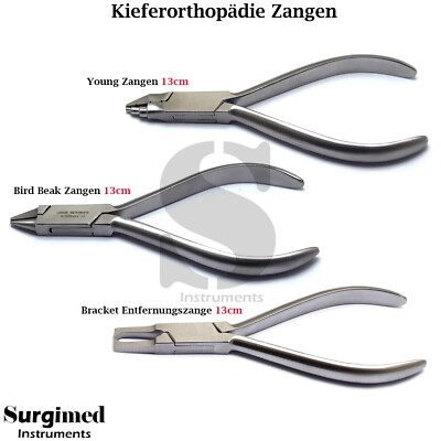 KFO-Zangen Schlaufenbiege Draht Ligaturen Bracket Entfernungszange Zahntechnik