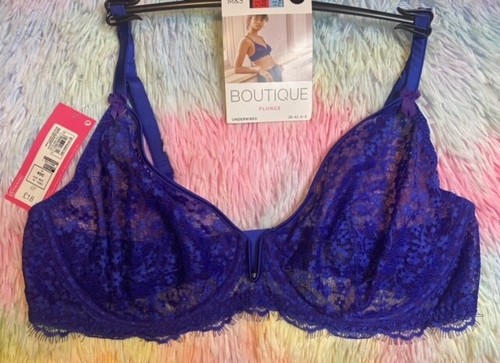 Ex M&S Marks and Spencer Boutique Plunge Cup Spitze Bügel BH Gr. 30-42 A-GG - Bild 2 von 22