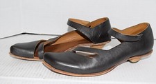 Cydwoq Penta Hand Made in USA Mary Jane Pewter Leather Shoes Womens Sz 37.5