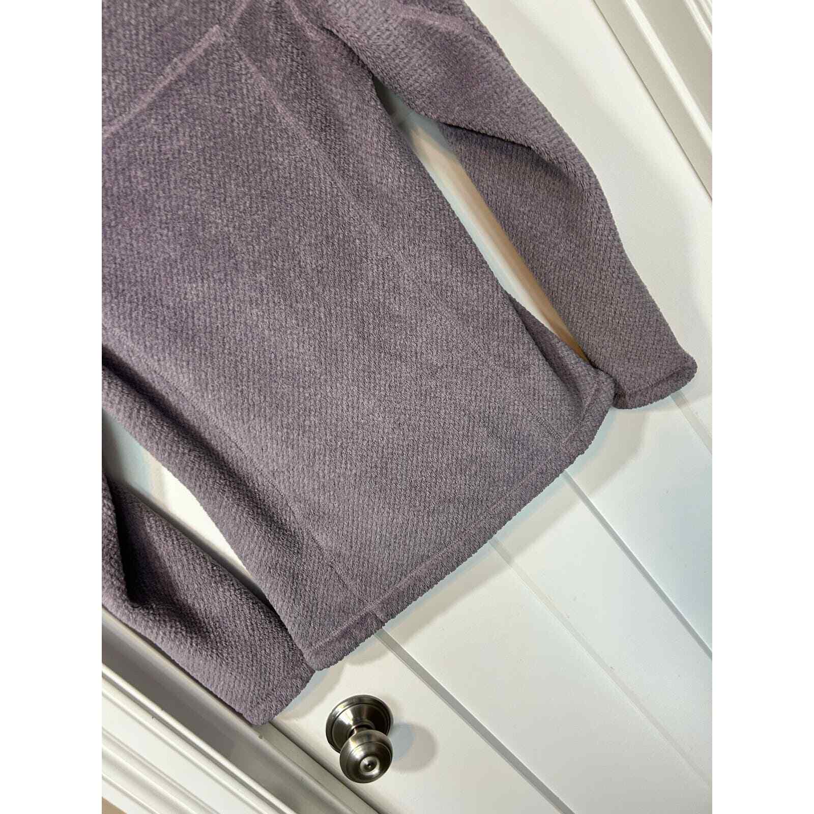 Patagonia Women's 1/4 Snap Fleece Sweatshirt Long Sleeve Pockets Purple Size XS thumbnail 8