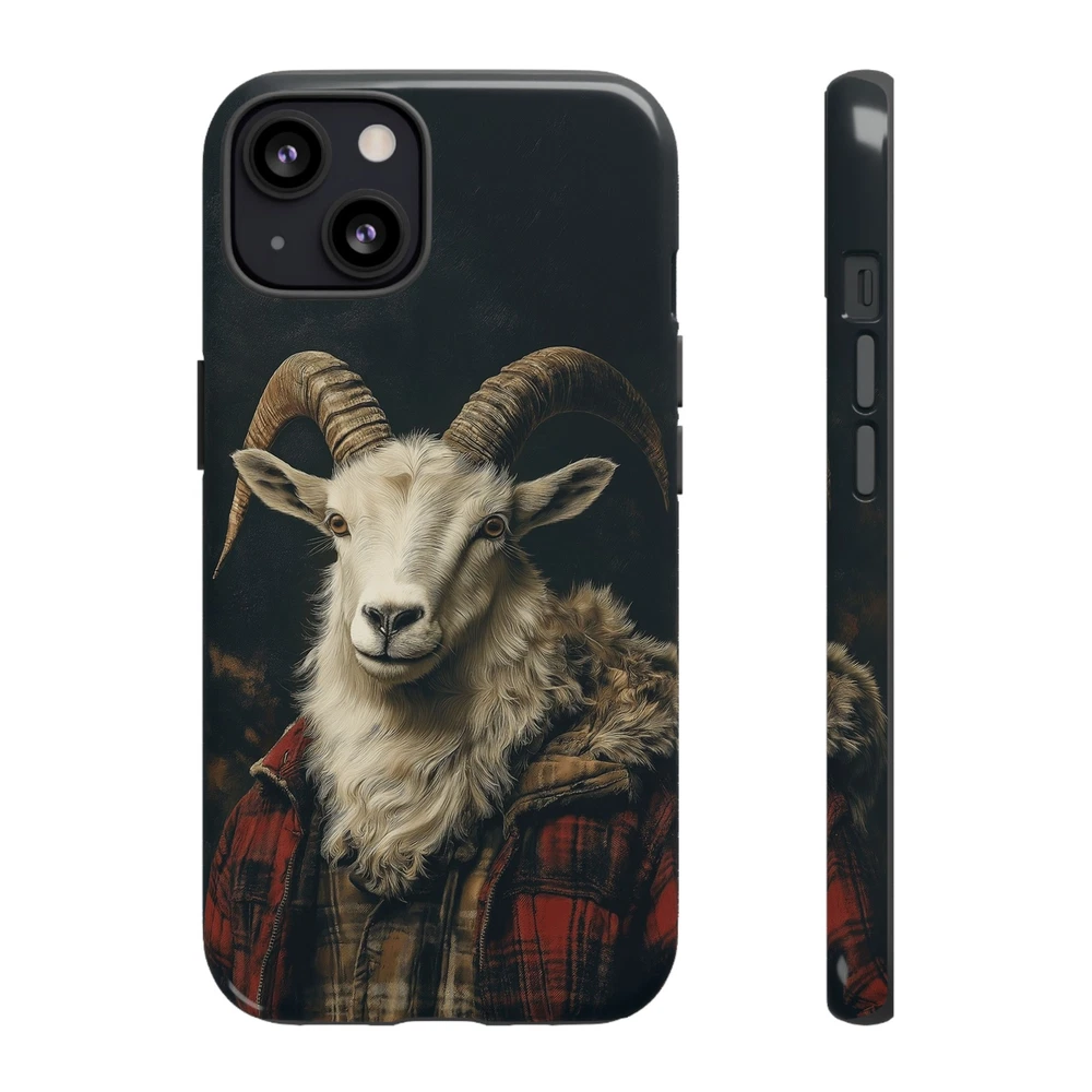 Funny mountain goat iPhone case for 16 15 14 13 Plus Pro Max