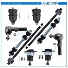 10pcs Front Tie Rod Ends Ball Joints For Pontiac Firebird Chevrolet Camaro Z28