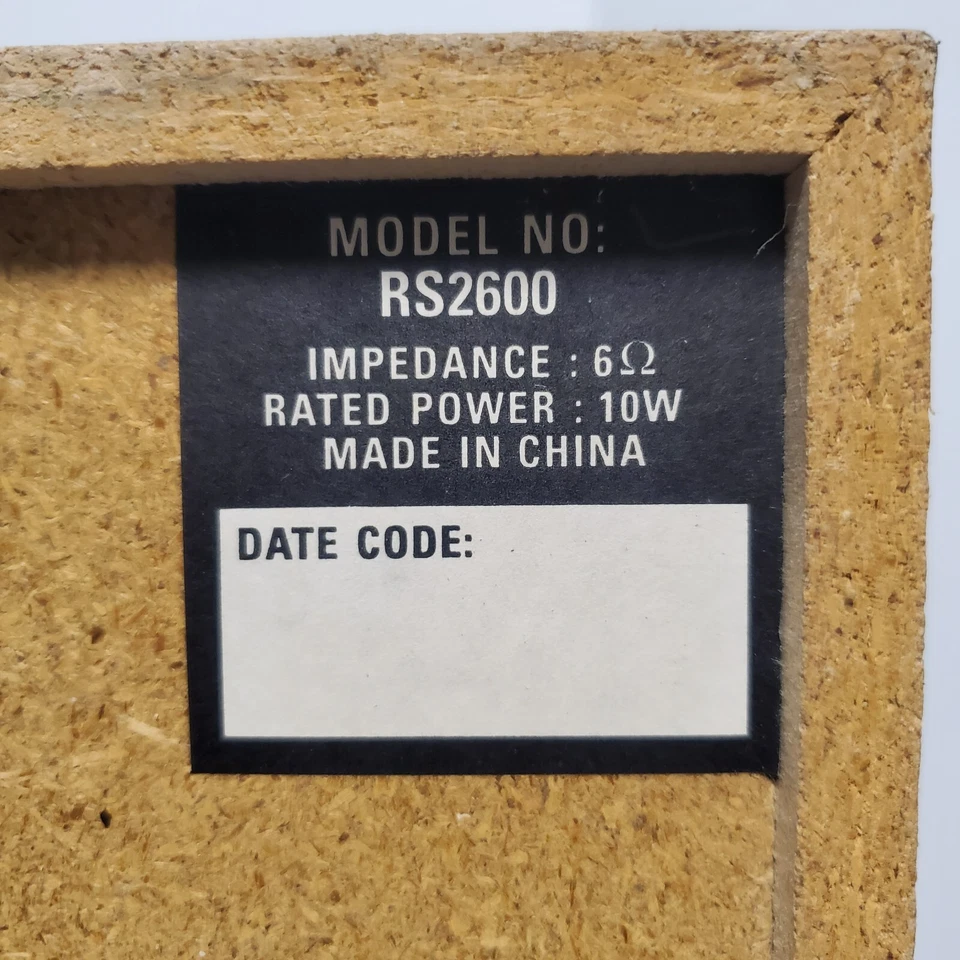 RCA RS2600 Digital Audio System Bookshelf Speakers (2) Replacement - Image 4 of 4