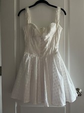 House of CB Brigitte White Mini Dress size XS - Excellent condition!
