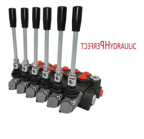 Valvola di controllo manuale valvola a leva manuale idraulica 40L 6 velocità ...