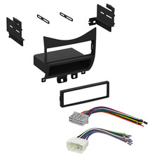 Single Din Car Radio Stereo Dash Kit Harness Combo For 2003-2007 Honda Accord
