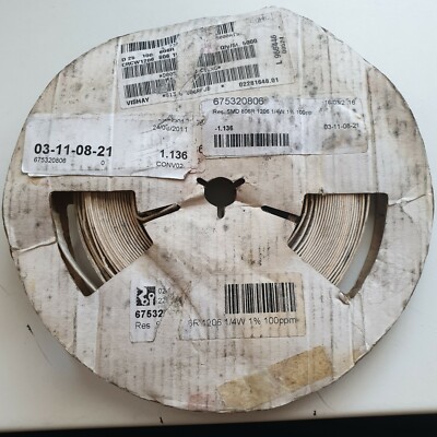 10 x 806R 1/4W 1 % 100 ppm RÉSISTANCE VISHAY SMD. (R510 ...