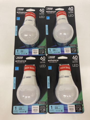 Feit Electric enhance 60-Watt Daylight White LED- 5000K Pack Of 4 - Picture 2 of 6