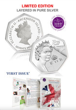 LIMITED 70p Silver Coin FREE COA+ PREMIUM PACK Queen Elizabeth II Jubilee Gift