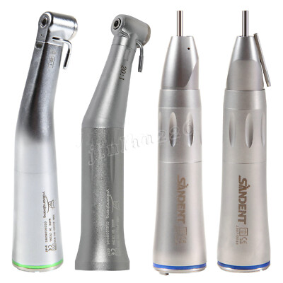 Dental 20:1 Implant Contra Angle LED Straight Surgical Handpiece 1:1 Fiber Optic