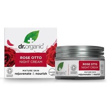 Image of Dr Organic Rose Otto Night Cream - 50ml