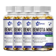 Benfotiamine 300mg, 120/240/480 Veg Capsules, Fat Soluble Thiamine Vitamin B1