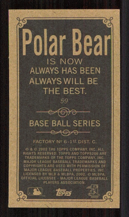 2002 Topps 206 Polar Bear #59 Mariano Rivera - Image 2 of 2