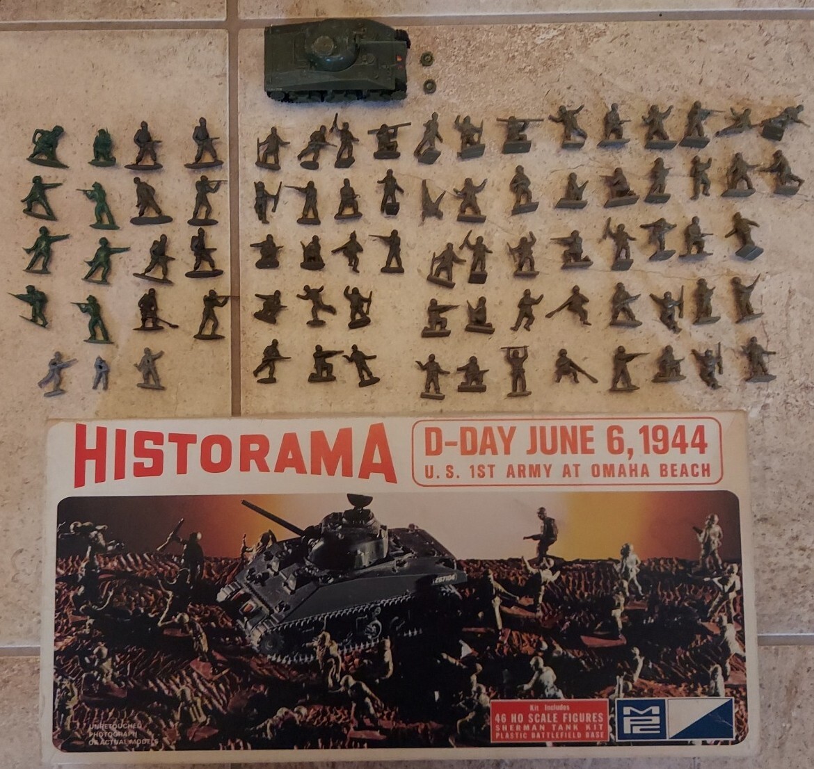 Vintage MPC Historama D-Day WWII U.S. 1st Army Omaha Beach