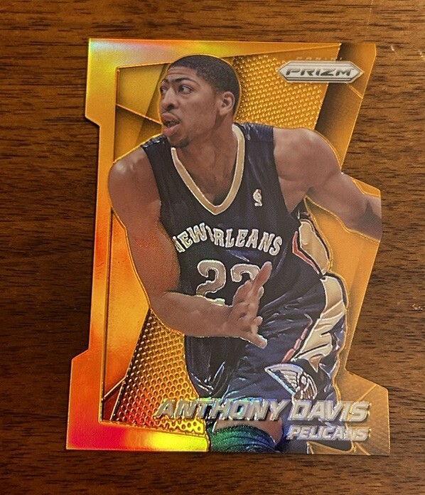 2014-15 Panini Prizm Basketball #107 Anthony Davis Orange Die Cut /139