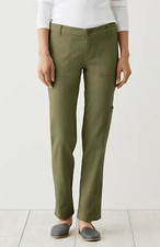 NWT Womens Petite Size 2 2P J Jill Army Green Stretch Denim Jeans