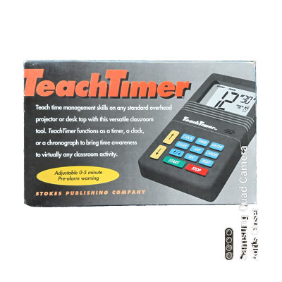 Teach Timer, Clock or Chronograph with Heat Shield and Lanyard attachment