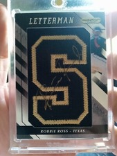 Robbie Ross 2008 Razor Autograph Letterman 