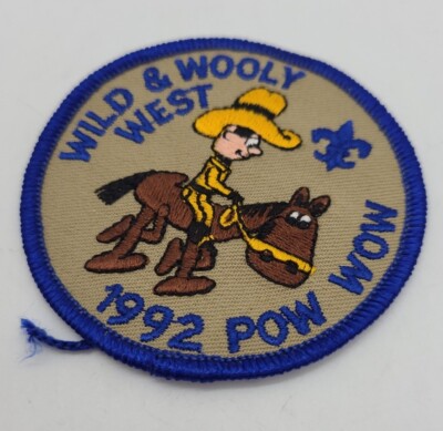 1992 Pow Wow Wild & Wooly West Scouting Cub Scouts Patch