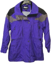 Vintage Nordica Vertech Ultrex Women's Ski Jacket Coat Purple Full Zip Size 10,