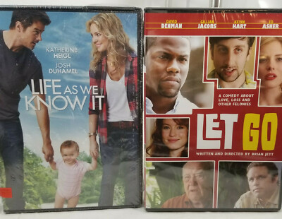 2 Rom Com DVDs   Life As We Know It  Katherine Heigl   &   LET GO   Kevin Hart
