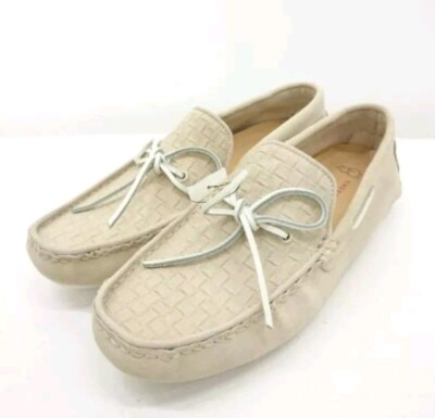 New UGG Male Everton Loafers UGG Australia Everton Rivera Emboss White Suede Boat Shoe  main image 2