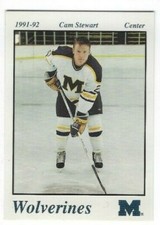 Cam Stewart 1991-92 Michigan Wolverines 
