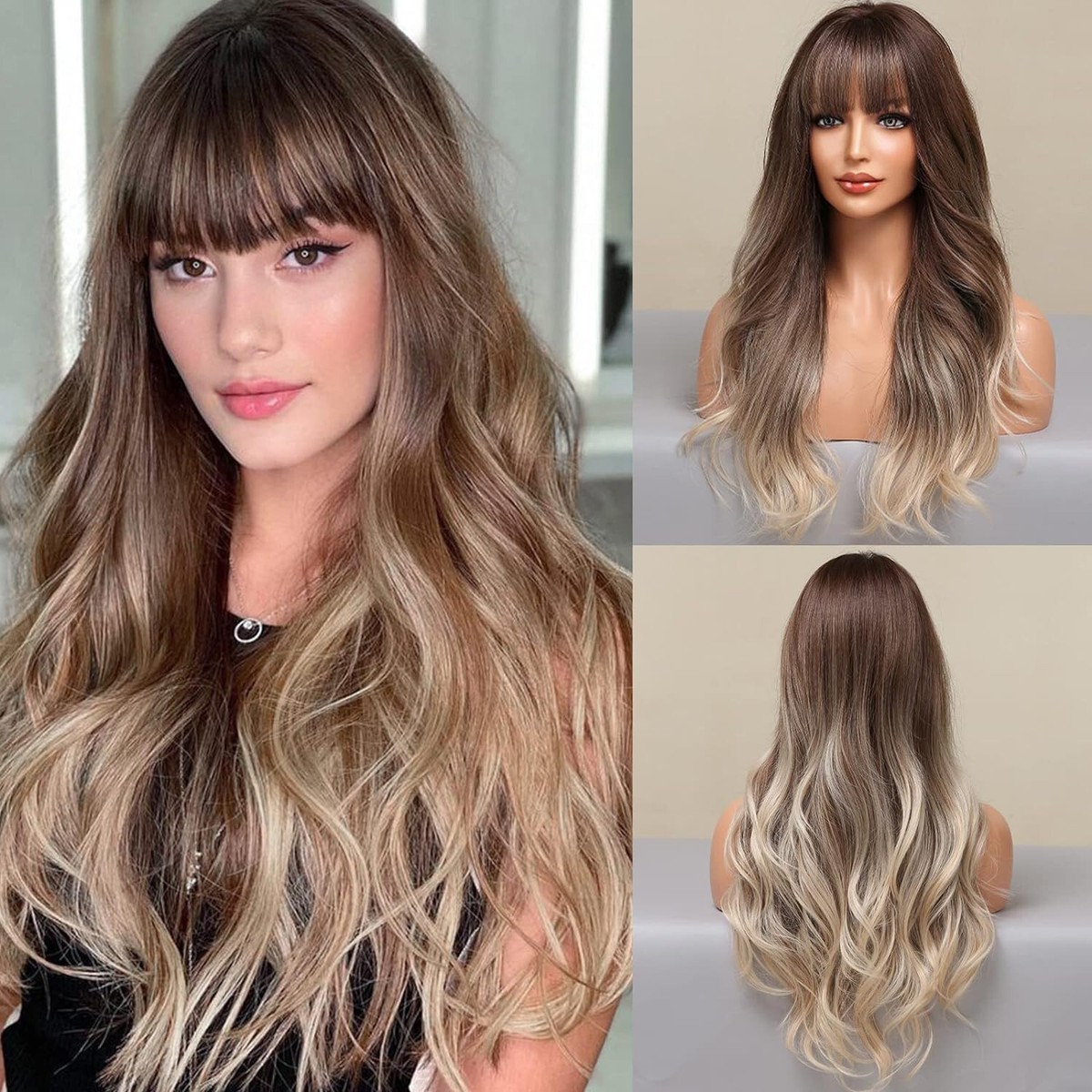 NEW 24 Inches Ombre Blonde
Natural Wave EXVVQOQO 24 Inches Ombre Cool Brown to Light Blonde Nigeria  main image 4