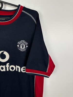 MANCHESTER UNITED 2000 2001 THIRD FOOTBALL SHIRT SOCCER JERSEY