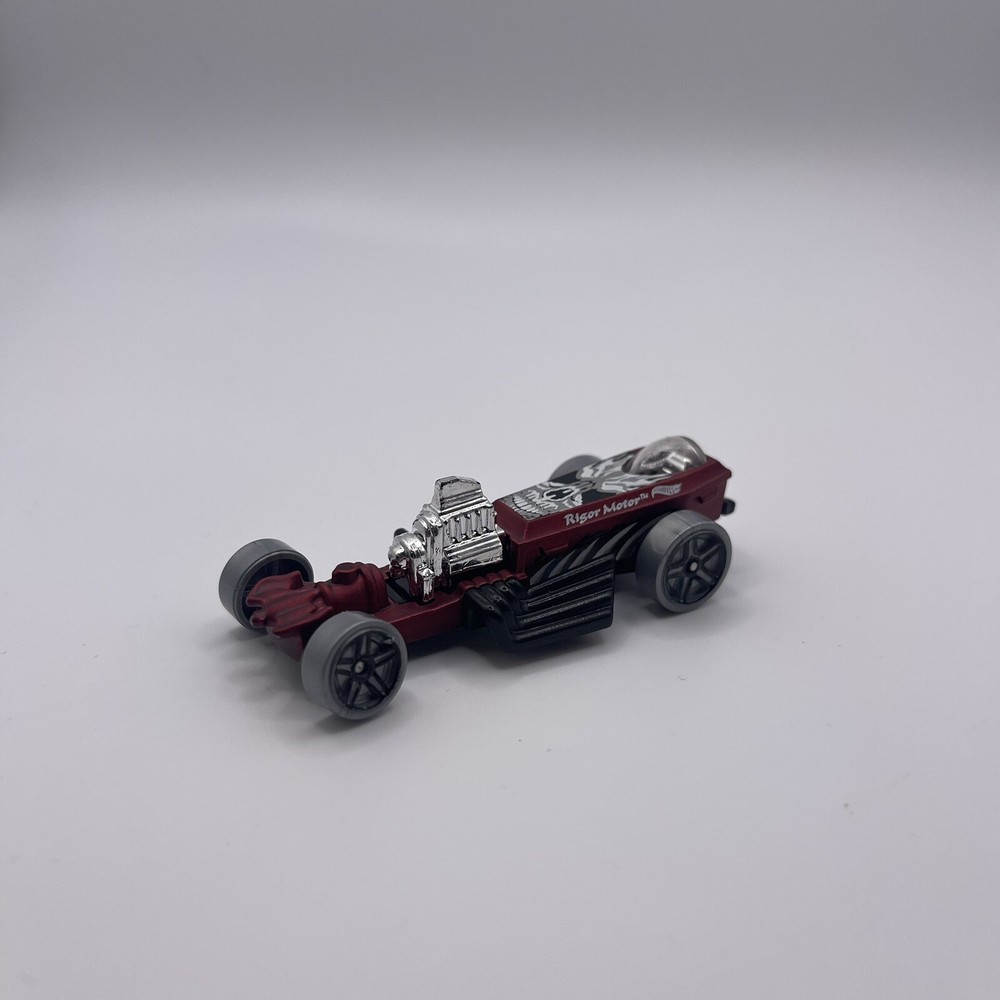 Hot Wheels Rigor Motor Race Car With Skull Face - Diecast Model Vehicle LOOSE