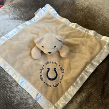 Indianapolis Colts Baby Fanatic Security Blanket Lovey Plush NFL Football #84