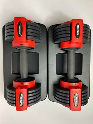 BuffDuck 11kg Weight Dumbbell Set Cap Gym Barbell Plates Body Workout Adjustable