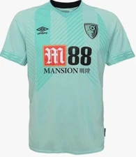 AFC BOURNEMOUTH 2018-19 THIRD  SHIRT UMBRO SOCCER #24 FRASER SIZE L