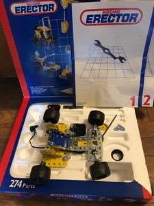 erector motorized construction set instructions