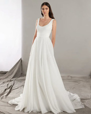 Pronovias 'EUFEME' A-line Wedding Dress Size US6 - MSRP 2090 - BNWT - 65 OFF