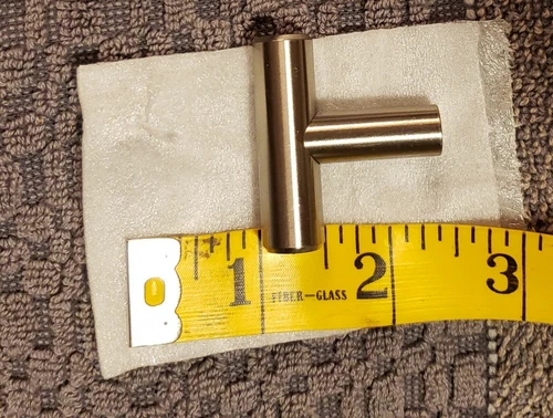 Elements by Hardware Resources, 40SN Naples Knob 1-9/16", Satin Nickel 4pc. Lot - Picture 5 of 7