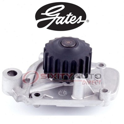 Gates Engine Water Pump for 1992-1995 Honda Civic 1.5L 1.6L L4 - Coolant ma