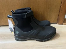 NEW The Original Muck Boot Company Men's Apex Mid Zip Ankle Boot Black Size 14