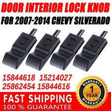 Door Lock Knob 4pcs For 2007-2014 Chevy Avalanche Silverado Suburban Tahoegmc Door Lock Knob 4pcs For 2007-2014 Chevy Avalanche Silverado Suburban Tahoegmc