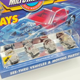 Galoob Micro Machines - X-Rays Collection #2 - Ferrari, Camaro, Dusenberg (1990