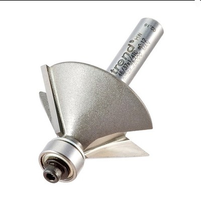 Trend 46/37X1/4TC Lagergeführte Fasenfräser 45 Grad x 31,8 mm Durchmesser