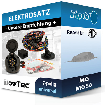 Für MG MGS6 11.2025-jetzt TOWTEC E-Satz 7polig universell NEU