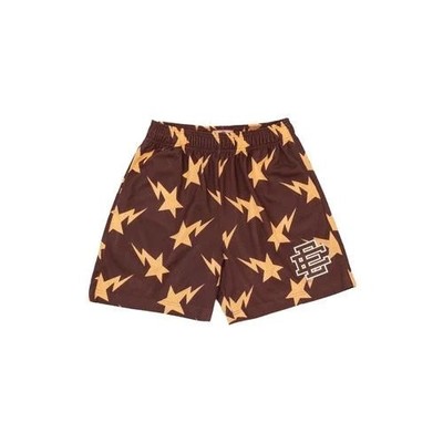 Eric Emanuel X BAPE Miami Basic Short Brown Yellow